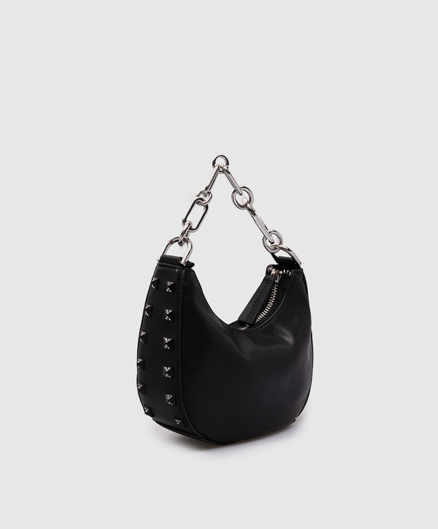 Twinset - Borsa hobo mini croissant con logo in nero 242TB7294 acquista  online su Symbol