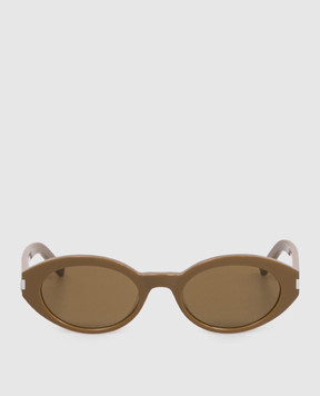 Saint Laurent Sunglasses 567 khaki 714794Y9956