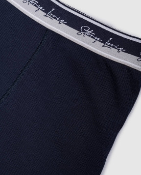 Story Loris Children's blue boxer briefs with a logo 3612836