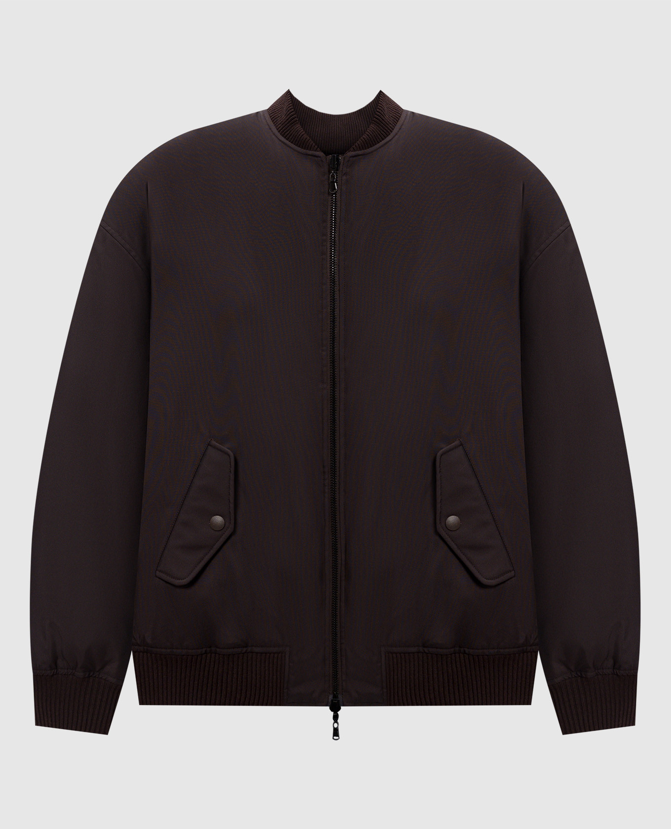 

Brown down bomber jacket WARDROBE.NYC