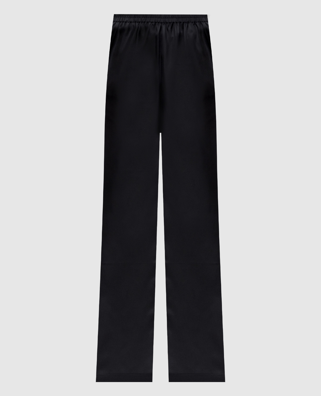 

ALERA black silk pants Loulou de Saison