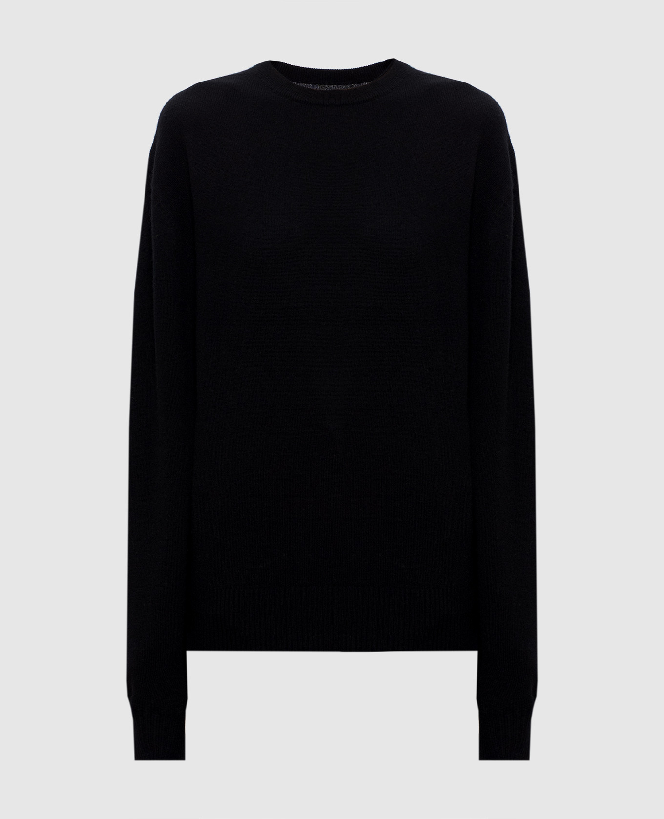 Black cashmere jumper