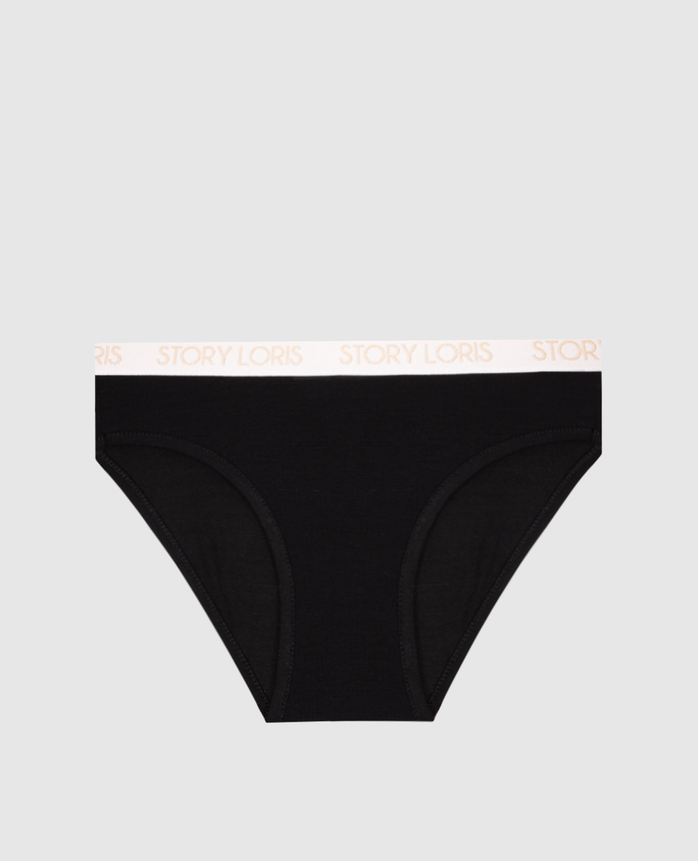 Children&#39;s black panties with logo Story Loris