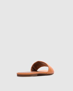 Paris Texas Sanremo orange leather flip-flops PX1647XNPP3