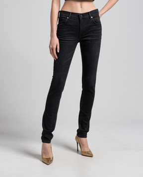 Tom Ford Black skinny jeans with logo PAD113DEX225