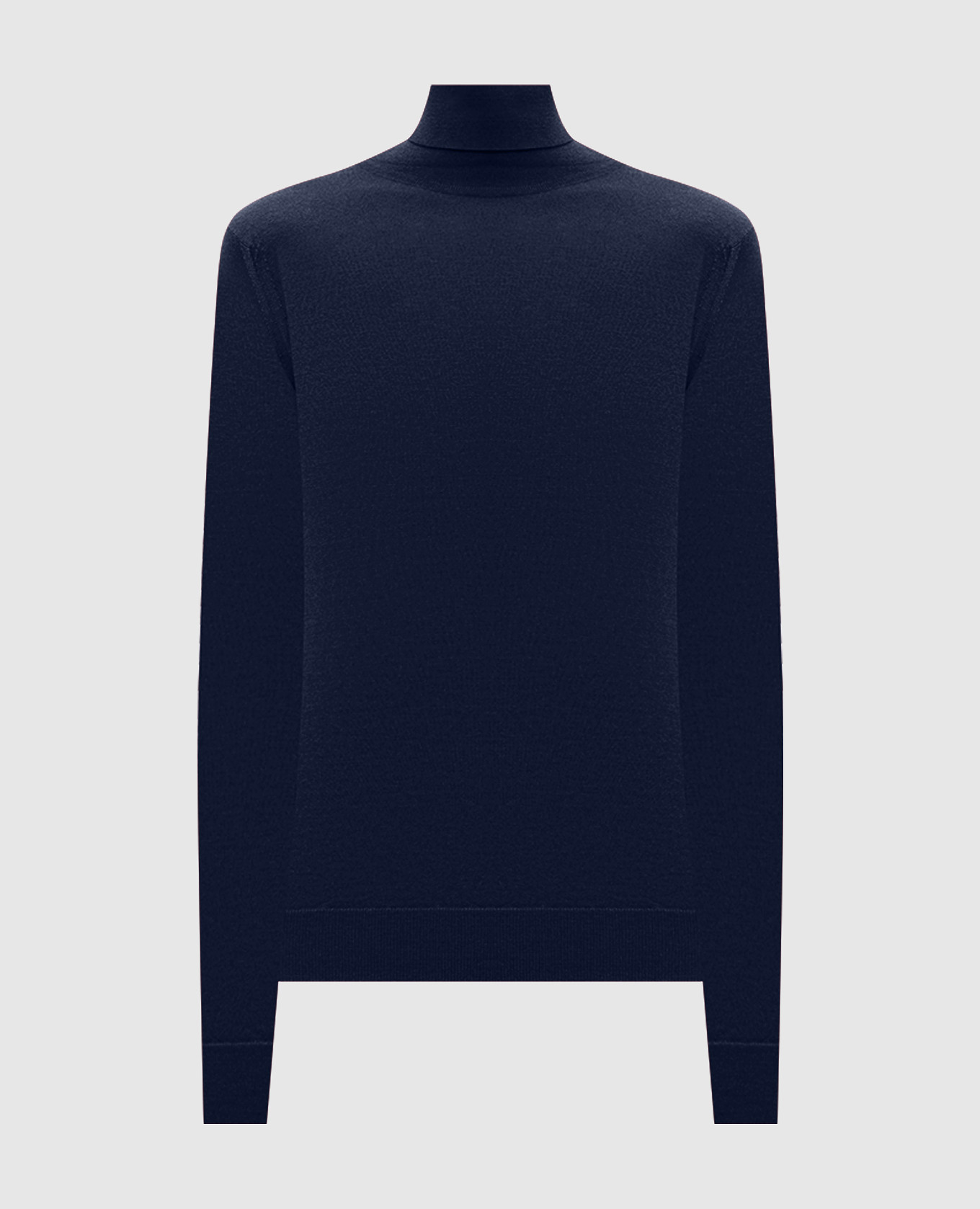 Blue CATKIN merino wool golf shirt John Smedley