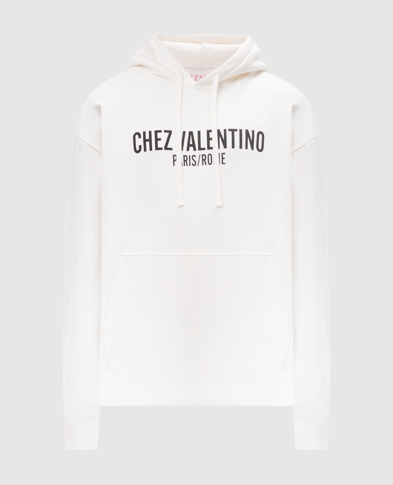 

CHEZ white hoodie with print Valentino