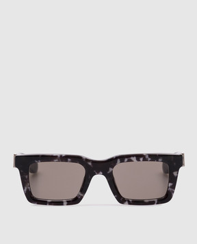 Alexander McQueen Black tortoiseshell sunglasses 821707J0749