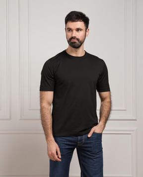 Cashmere&Whiskey Black T-shirt TS645B2360714D