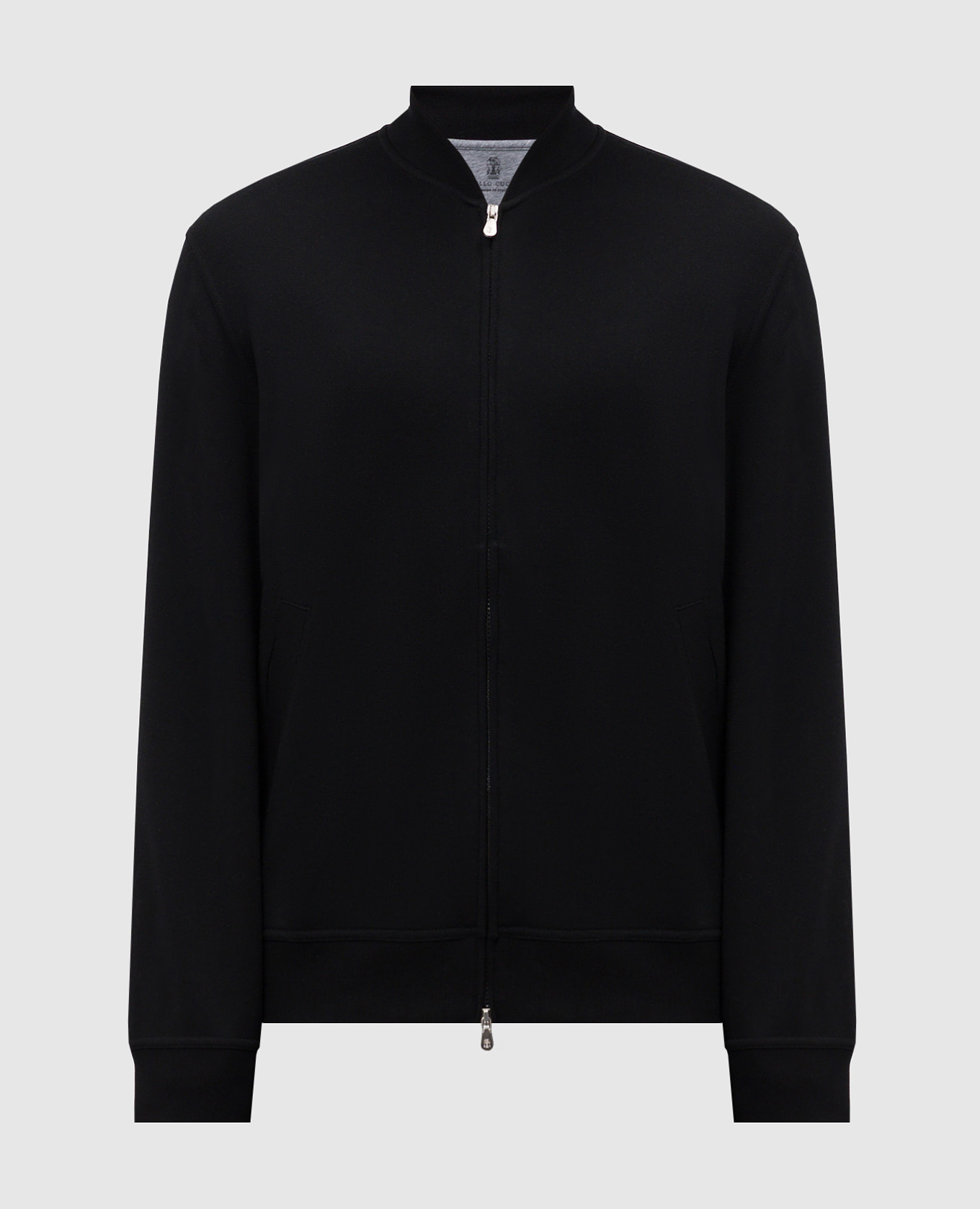 Brunello Cucinelli Black sports jacket with cashmere and silk