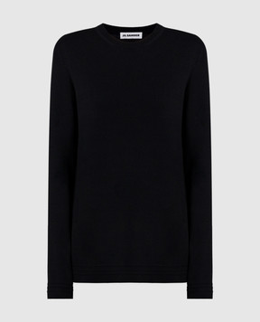 Jil Sander Black ribbed jumper J02GP0165J15391
