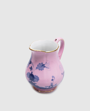 Ginori 1735 Pink porcelain milk jug from the Oriente Italiano collection 003RG00FLT000G00124500