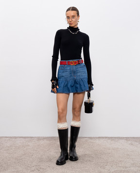 Valentino Black wool golf 7B3KC66G9H7