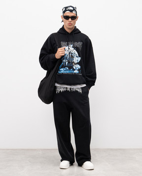 Vetements Filthy Secret black hoodie UCF76HD600B