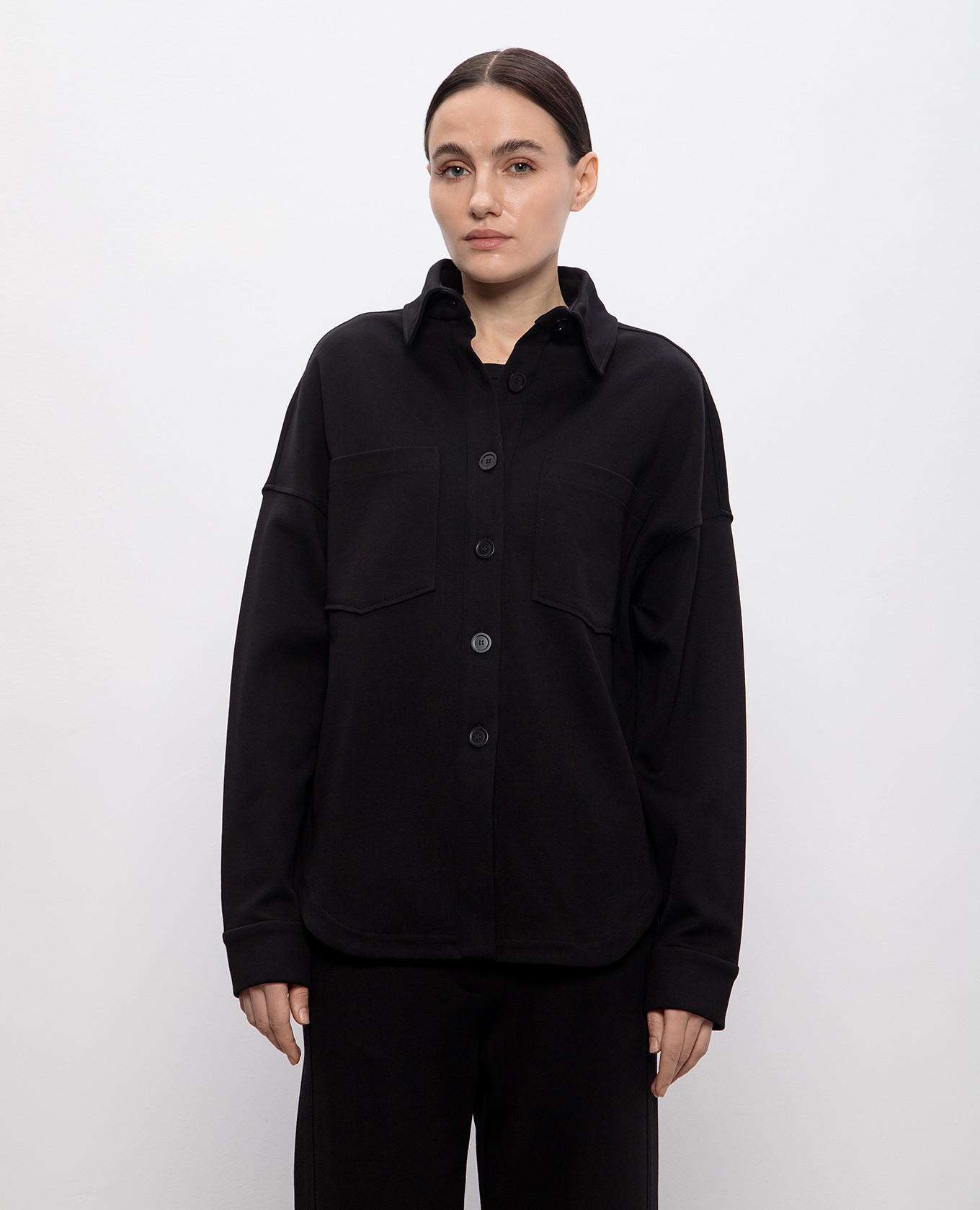 

Black straight-cut shirt Dondup