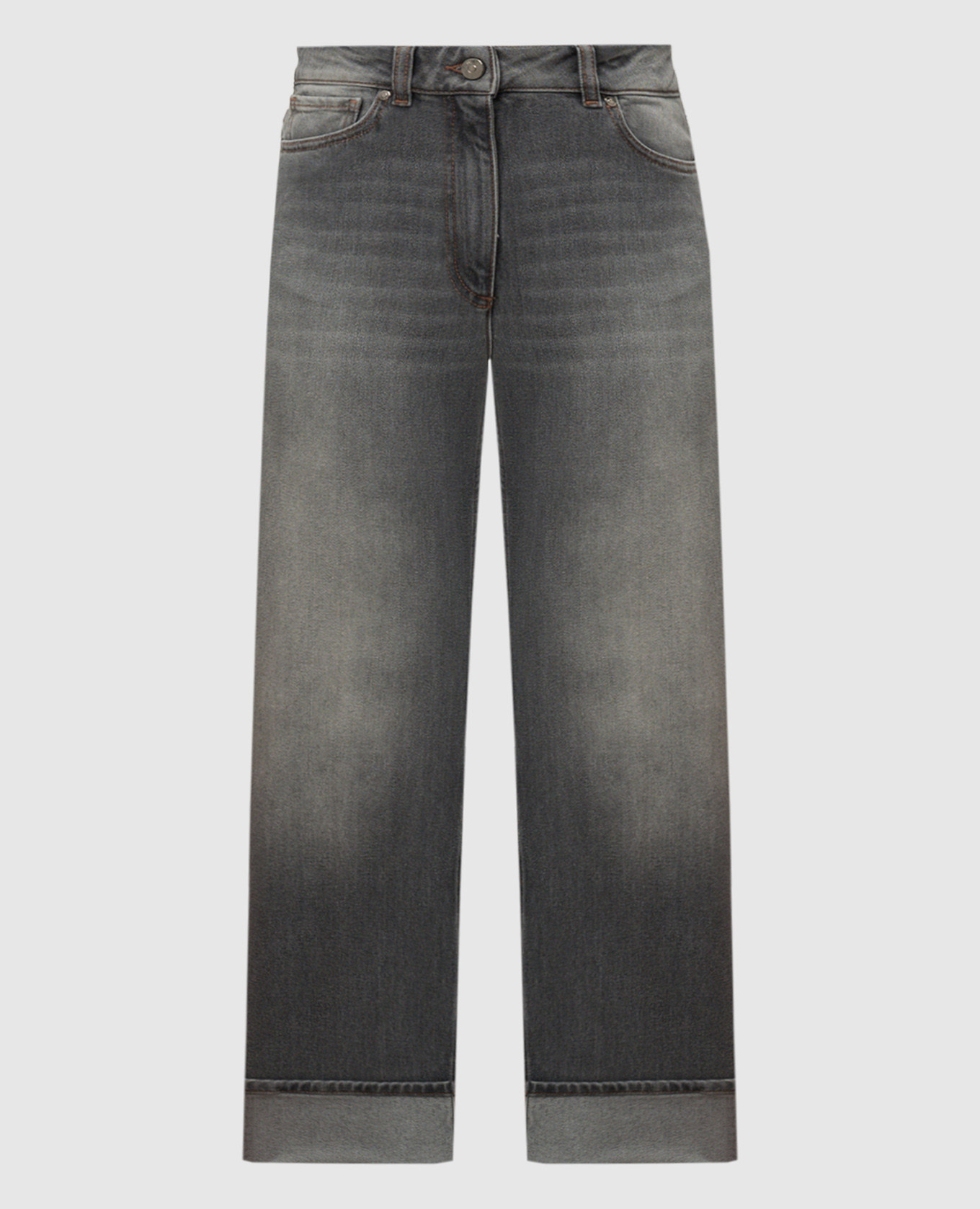 

Gray jeans with lapels Peserico, Grey