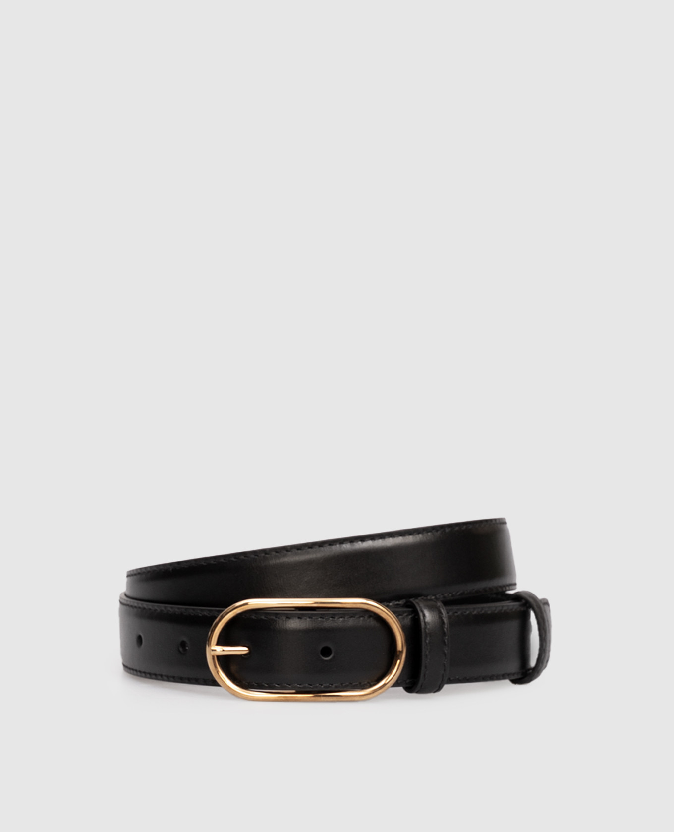 

Black leather belt with logo Dolce&Gabbana