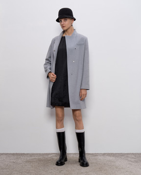 Brunello Cucinelli Gray wool and cashmere coat ME4179124