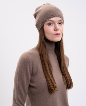JOSEPH Brown cashmere hat JF009274