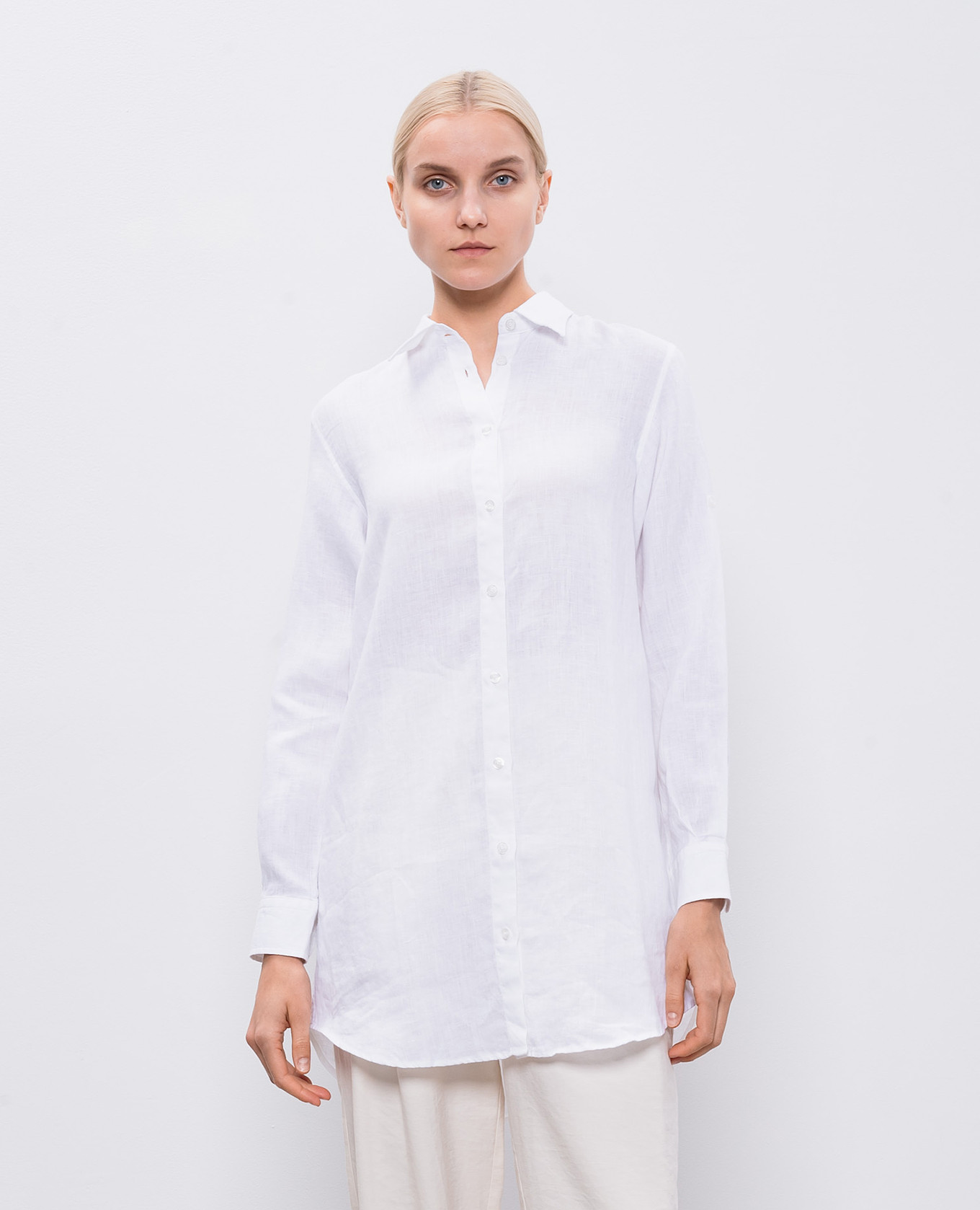 

White linen shirt dress Vilebrequin