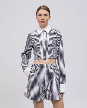 Max Mara Sportmax ABANO striped cropped shirt ABANO