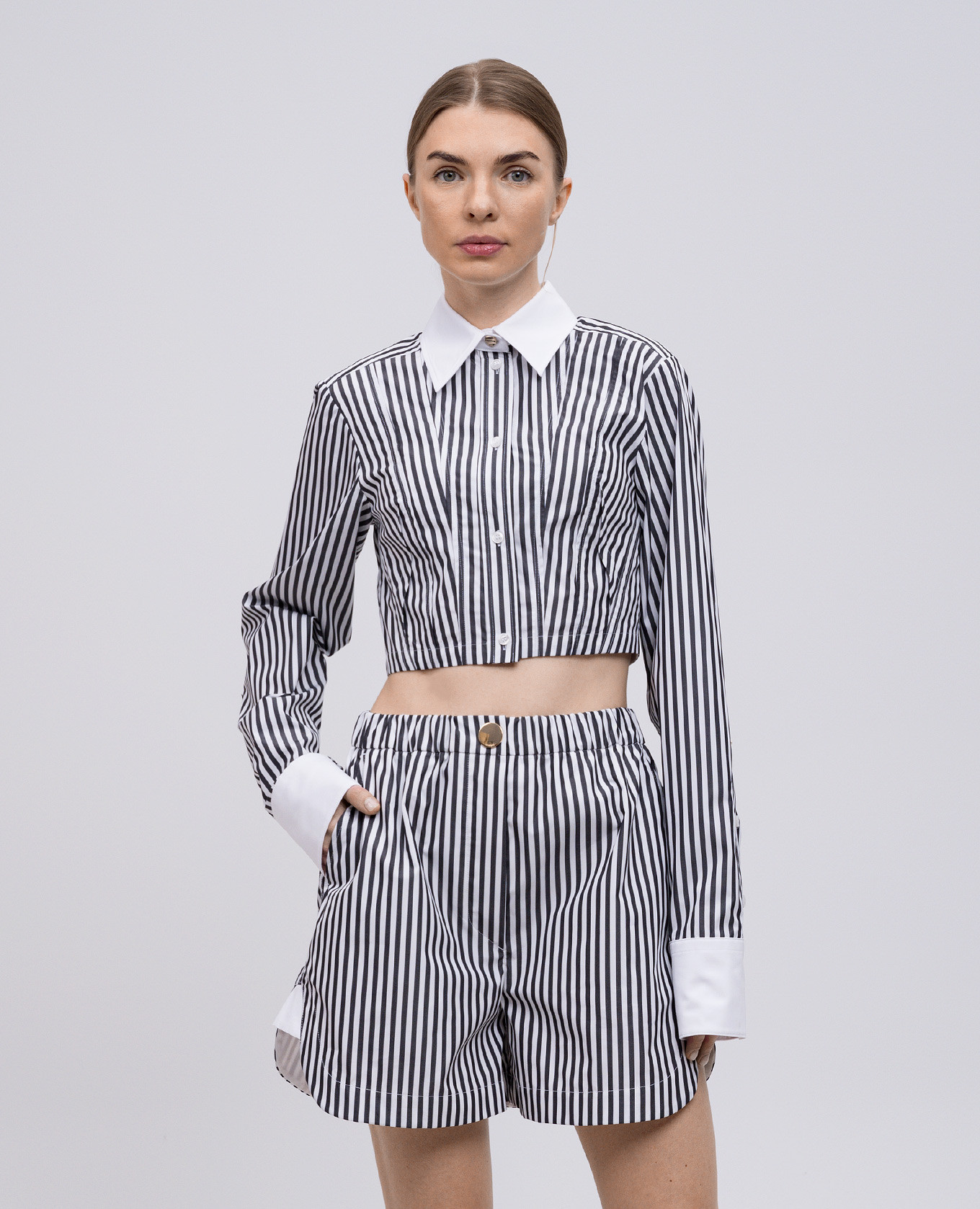 ABANO striped cropped shirt Max Mara Sportmax 3