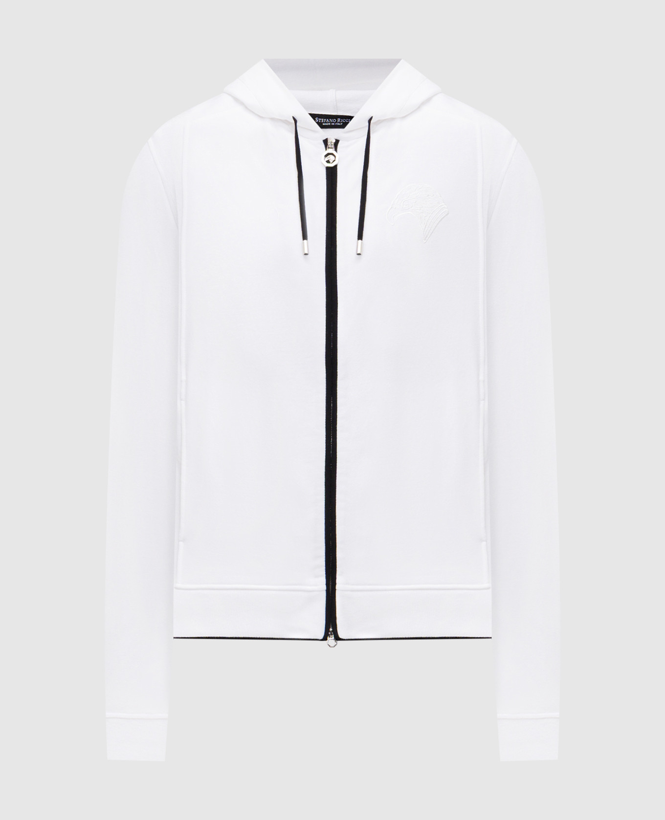 

White sports jacket with emblem Stefano Ricci