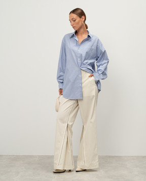 Helmut Lang Beige pants with zippers O04HW208