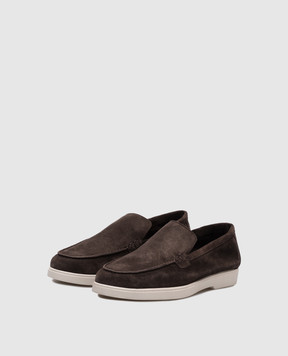 MooRER SAVILLE brown suede loafers SAVILLEP5