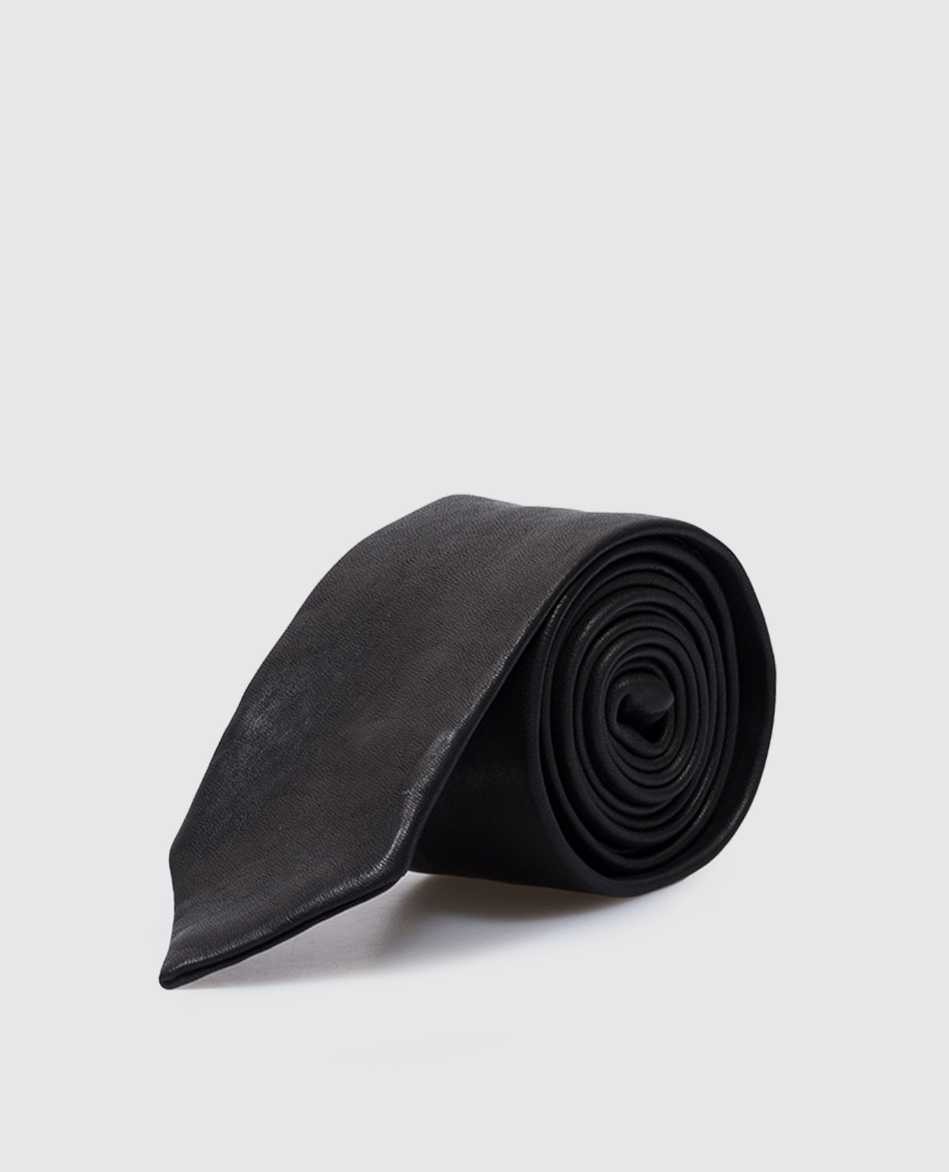 

Sif black leather tie Ann Demeulemeester
