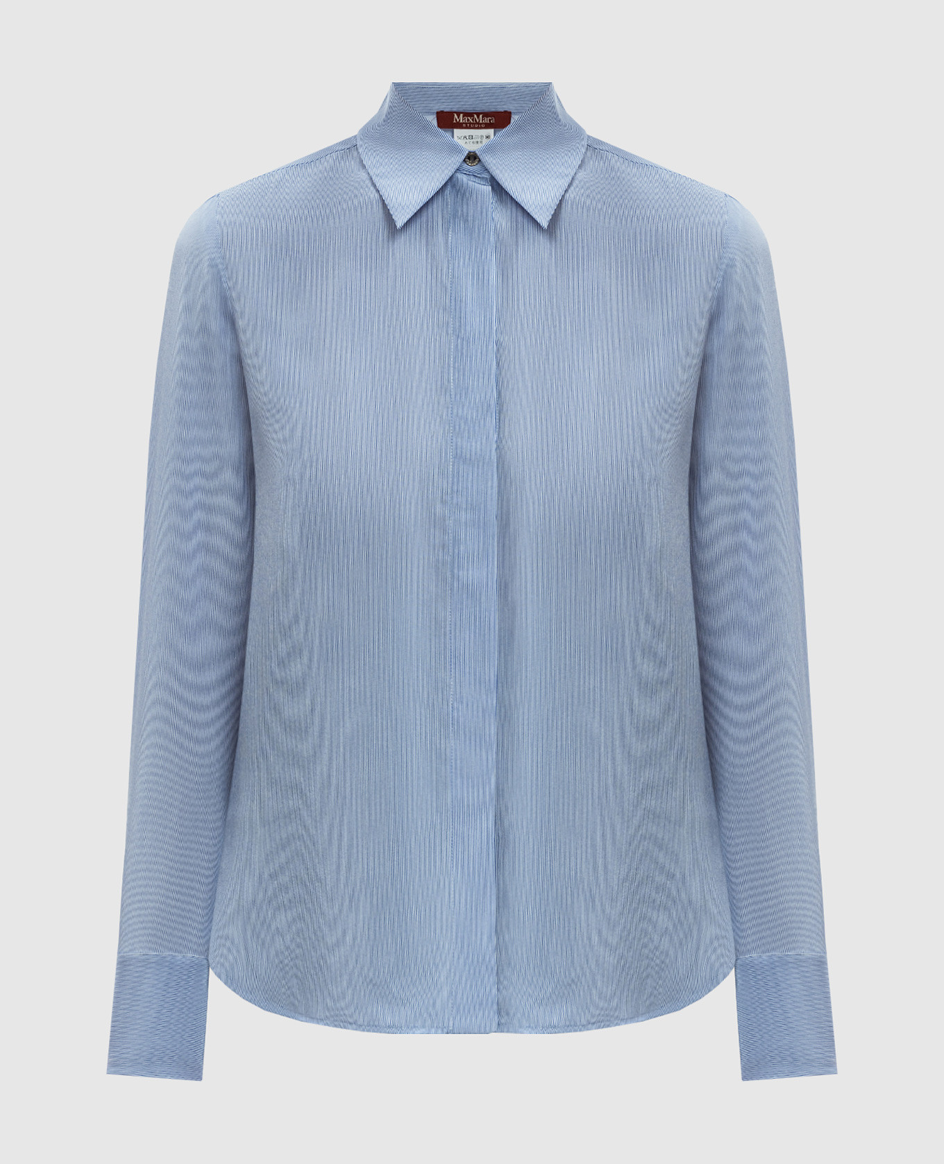 

Blue PAGINE striped silk blouse Max Mara