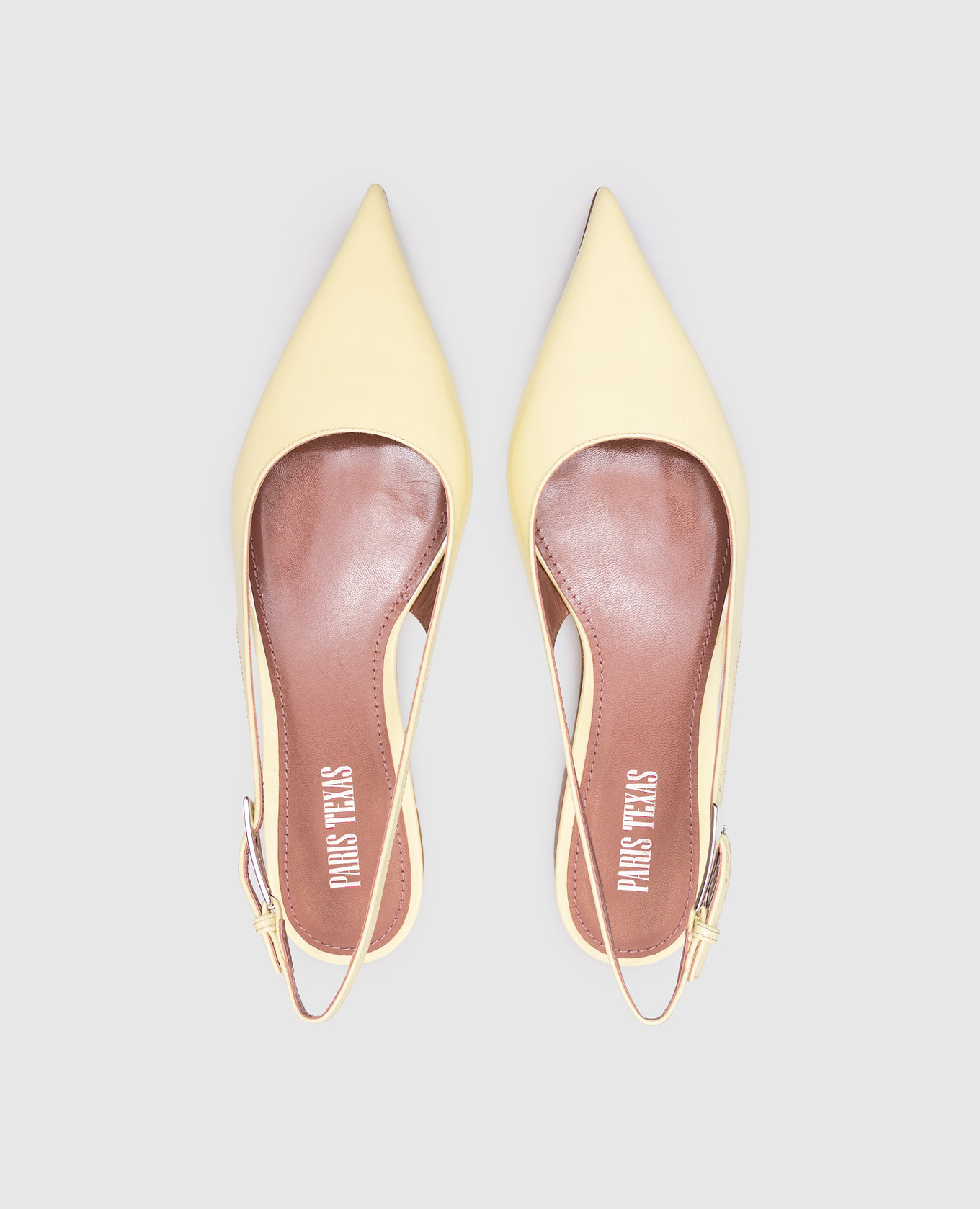 Jessica yellow patent leather slingbacks Paris Texas 4