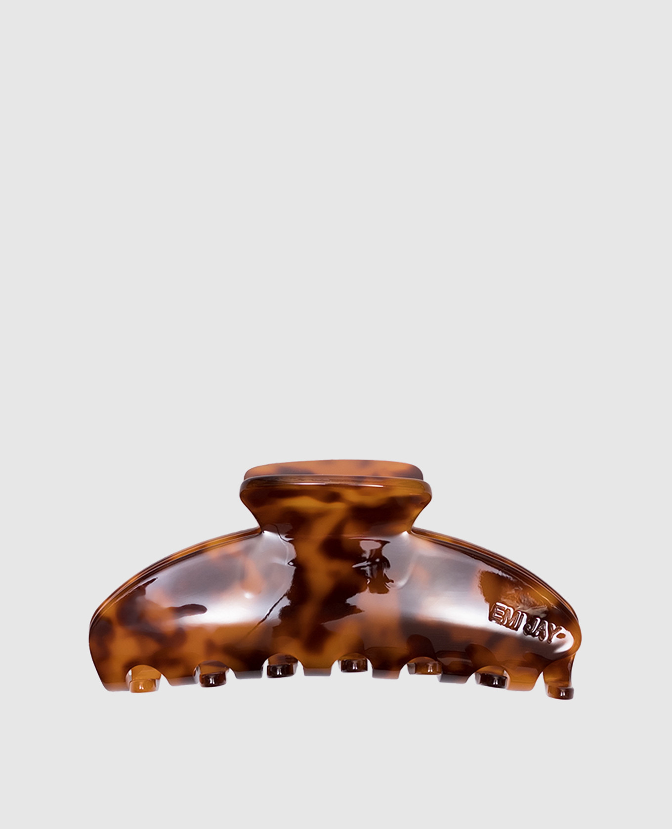

Brown Effing hair clip with logo Emi Jay