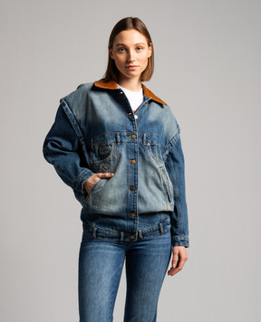 Max & Co Souvenirs of Life blue denim jacket MERIDA