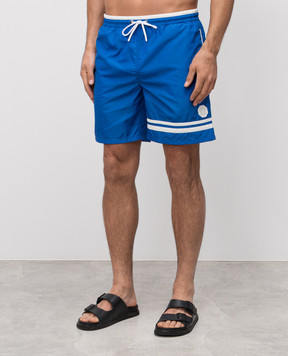 Stefano Ricci Blue logo swim shorts M6B5200130DFC001