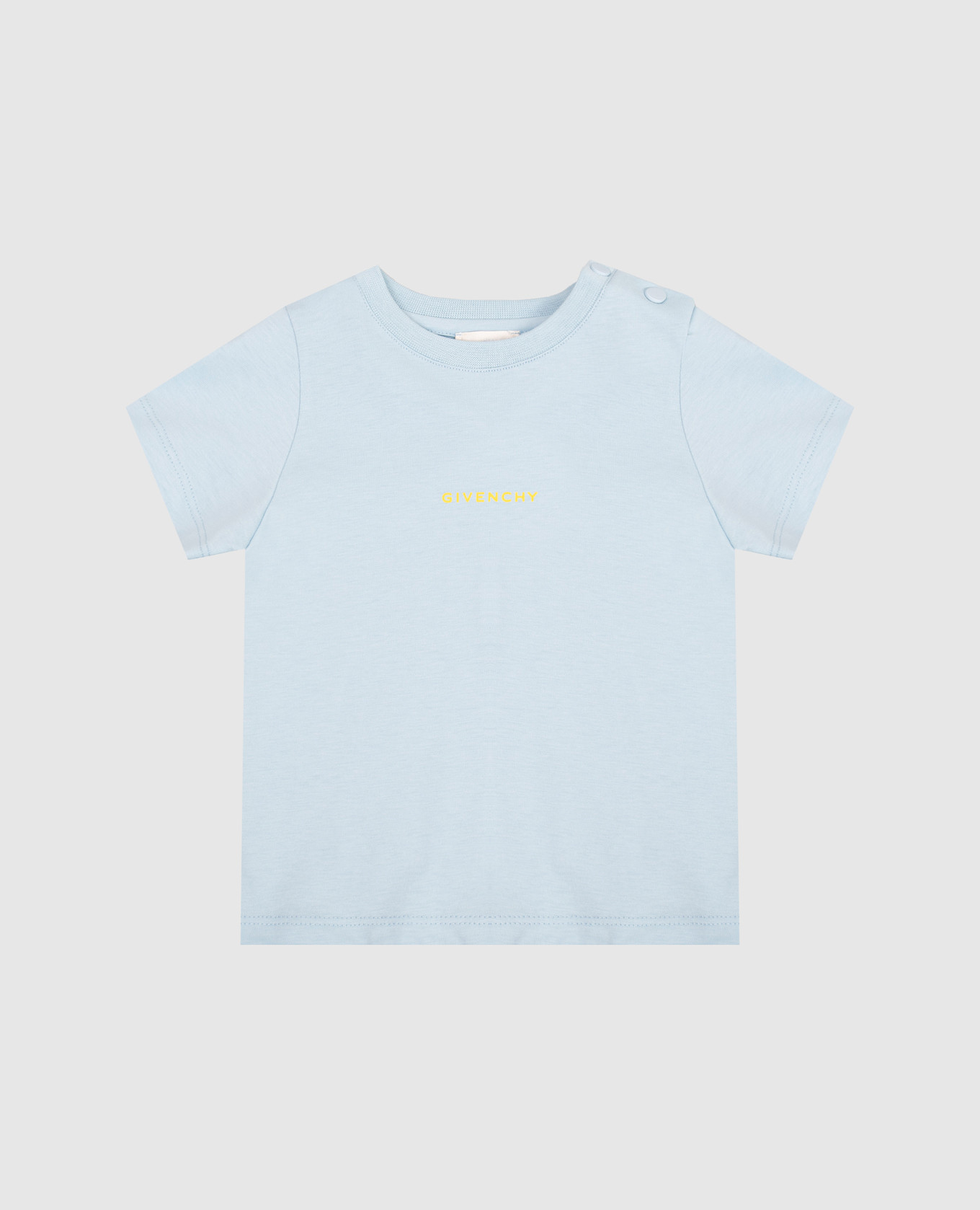 Children&#39;s blue T-shirt with logo print Givenchy