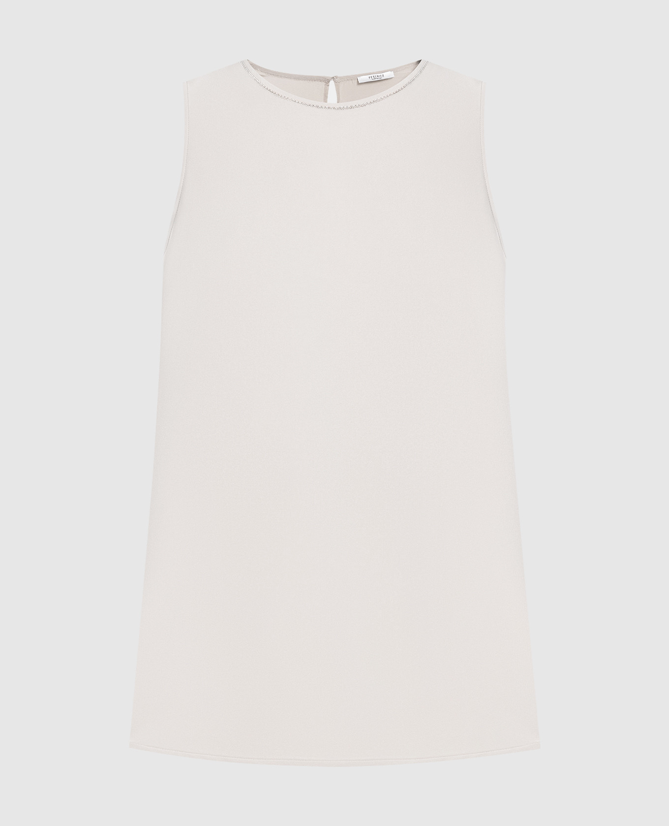 Silk top with monil chain Peserico