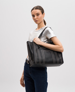 Gianni Chiarini MARCELLA black leather tote bag BS11720TKLCNC
