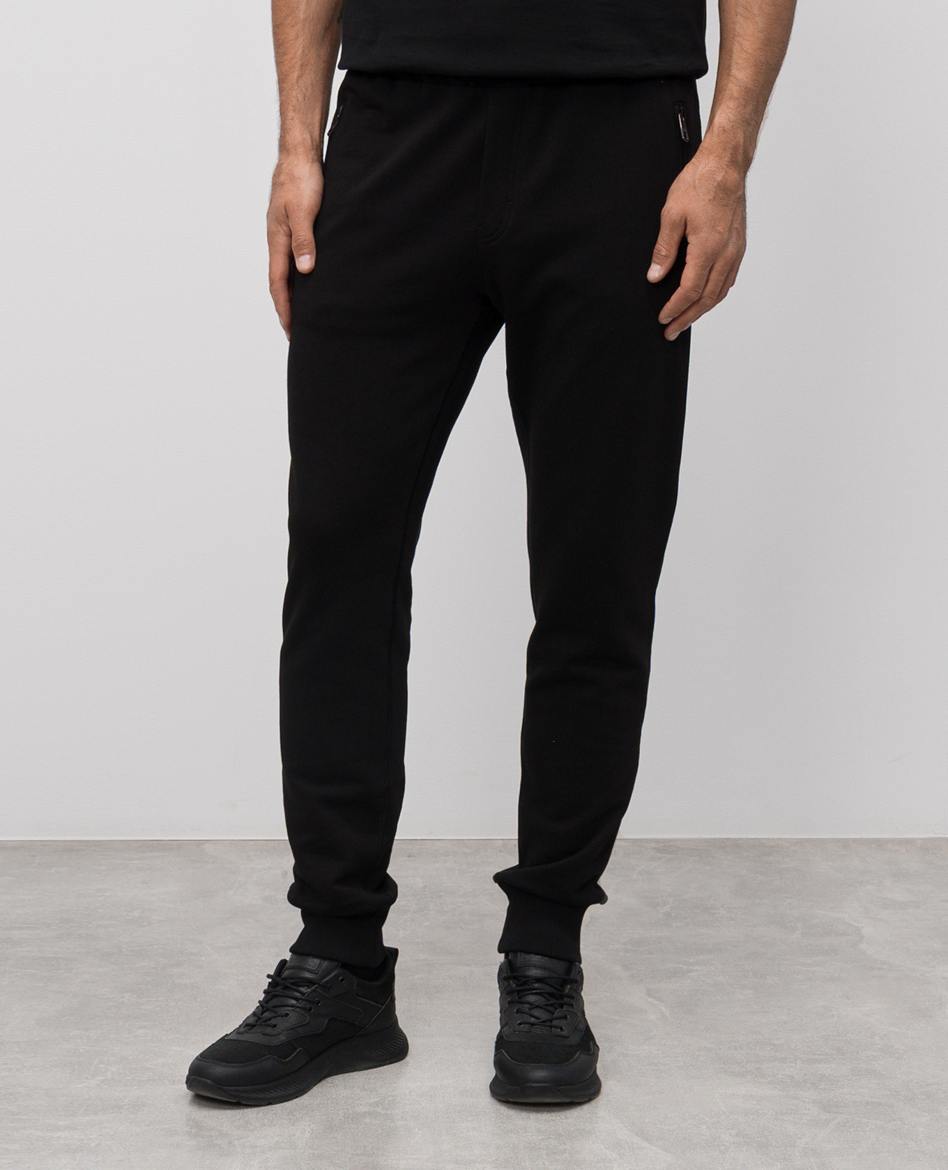 

Black sweatpants with logo Dolce&Gabbana