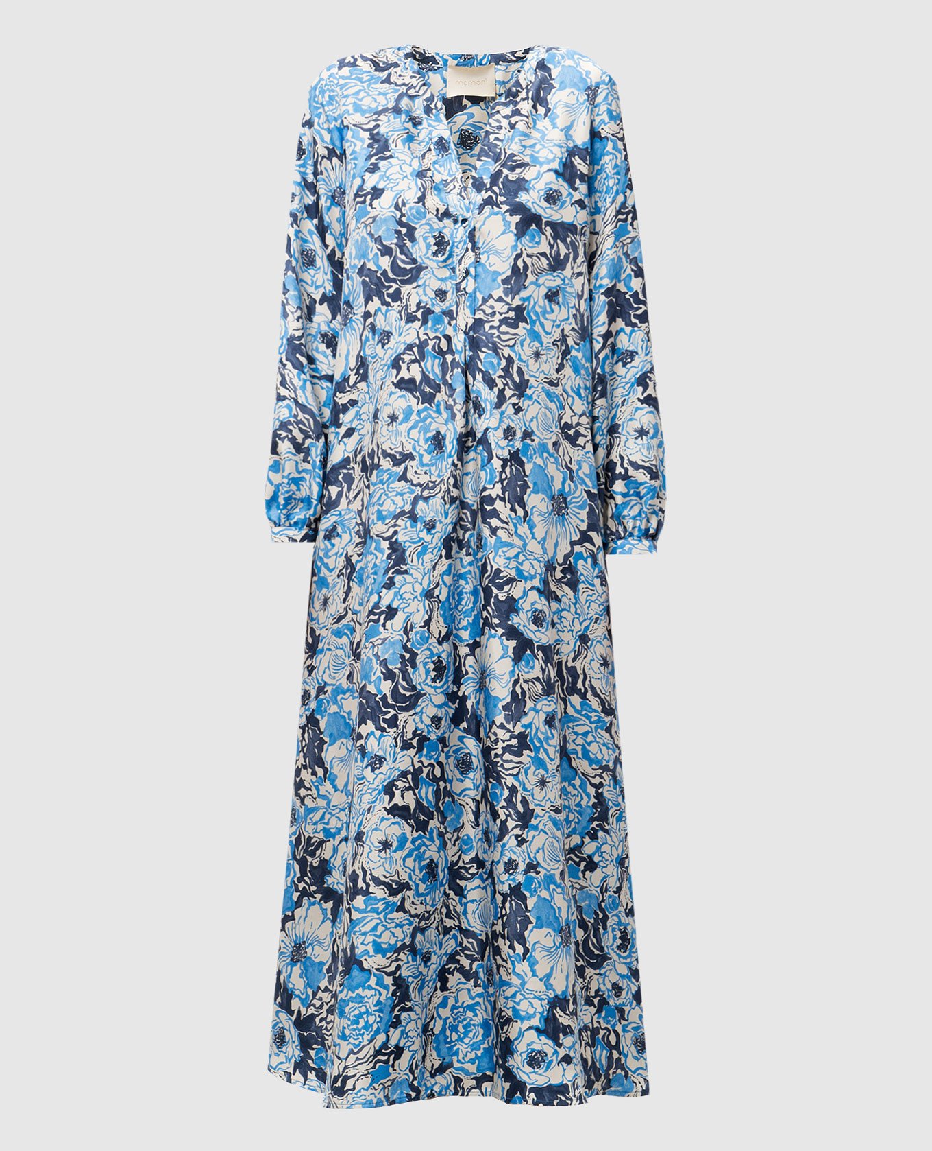 

AMEDE blue silk midi dress Momoni, Light blue