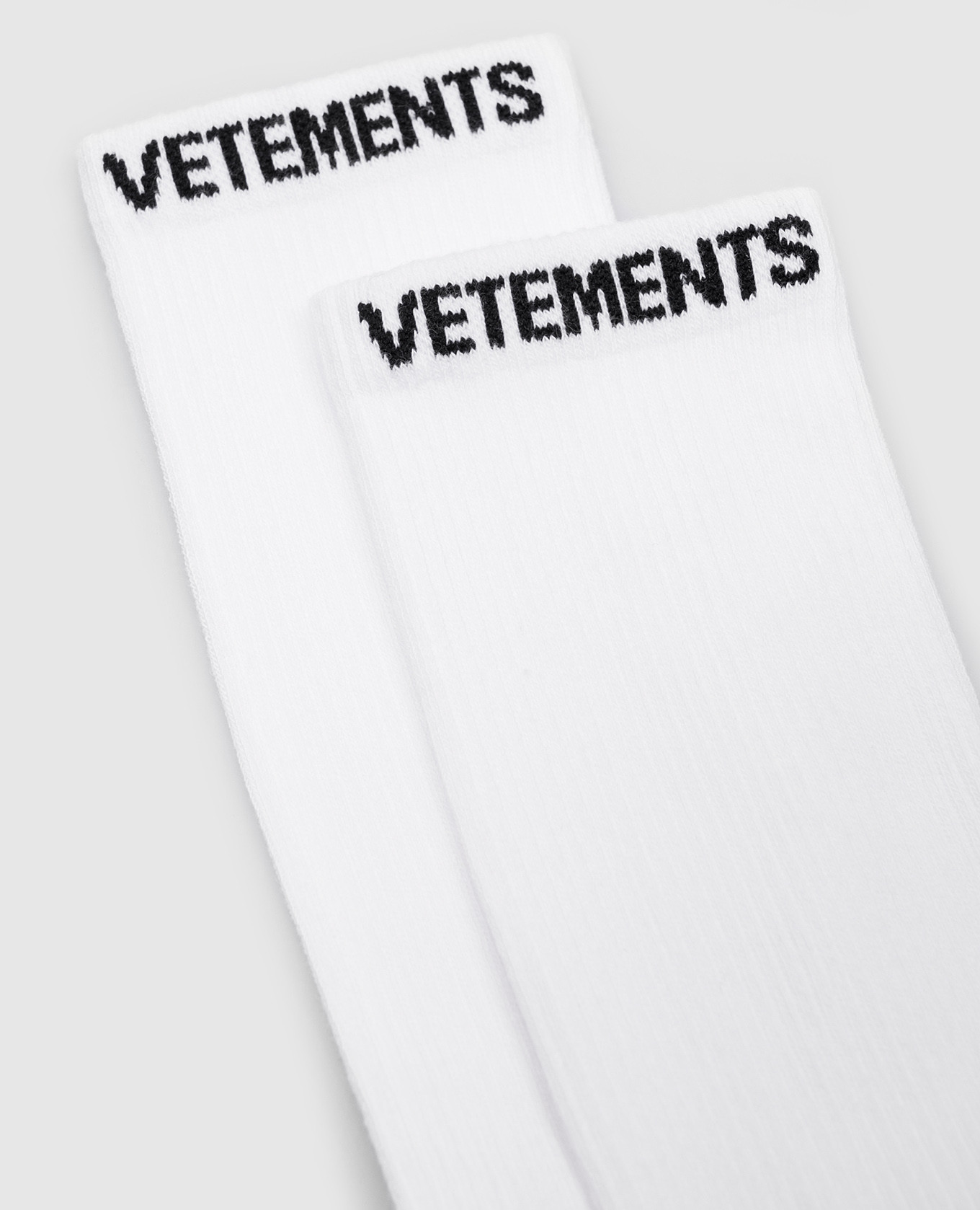 

White socks with logo Vetements