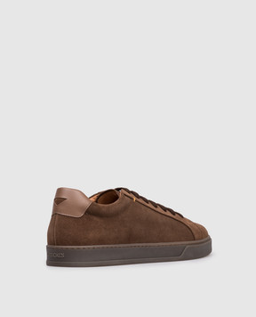 Doucal's Brown suede sneakers DU3483SPENPF796