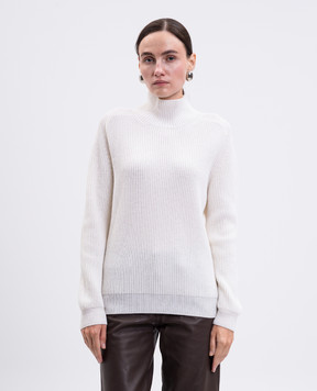 Dondup White wool and cashmere sweater DT399M00988D002