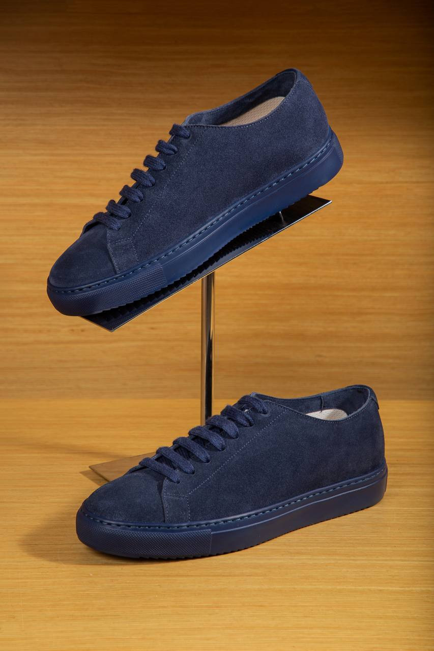 

Visone blue suede sneakers Doucal's