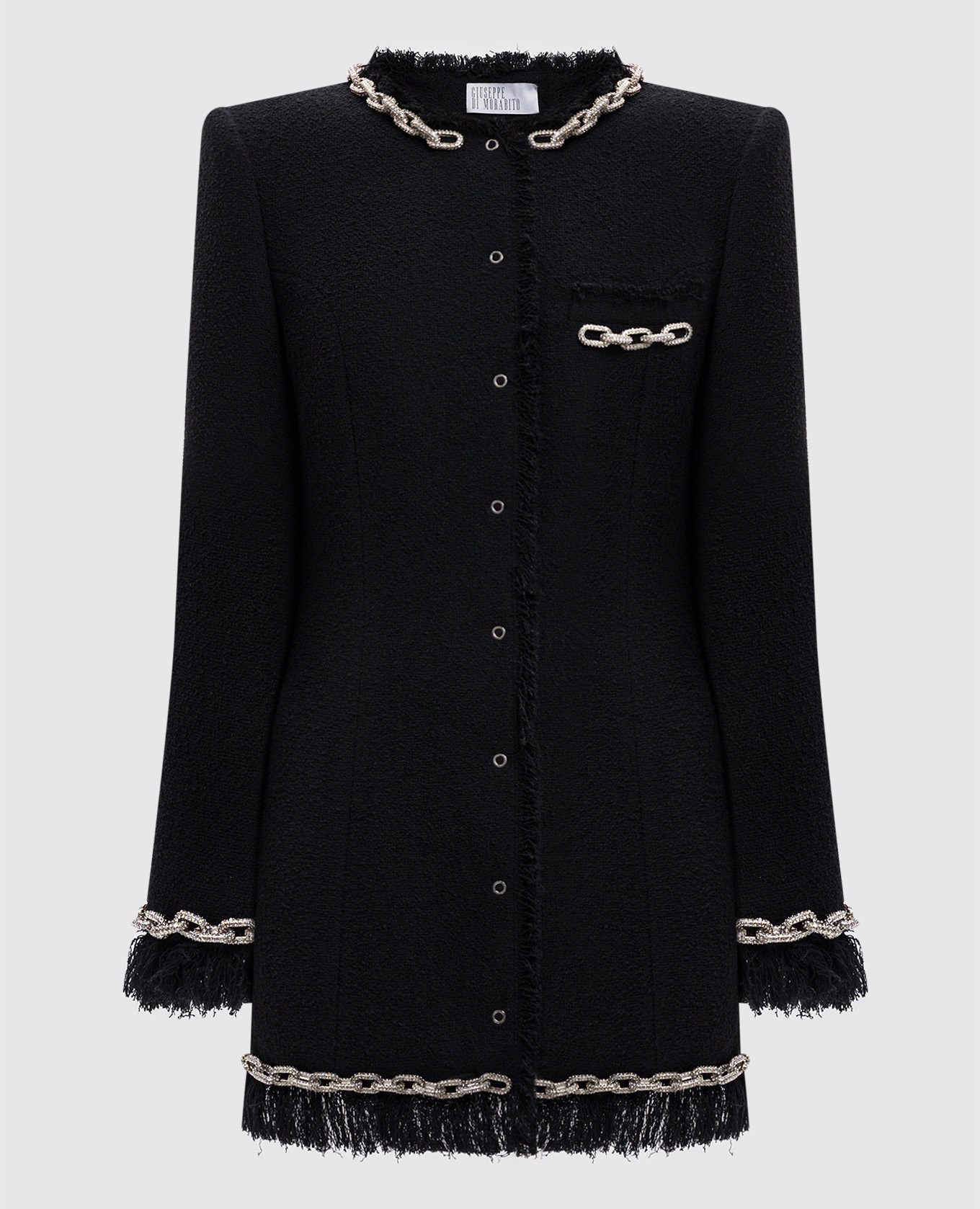 

Black tweed dress with crystals Giuseppe Di Morabito Milano