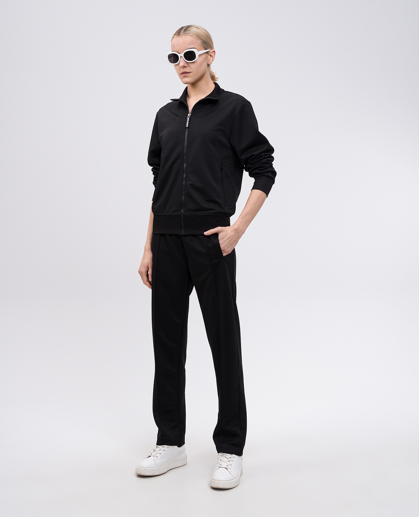 Black pants with logo print Palm Angels 2