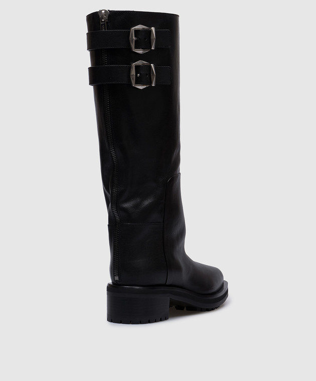 Jimmy Choo - Black Brooklyn leather boots BROOKLYNKB50WLZ
