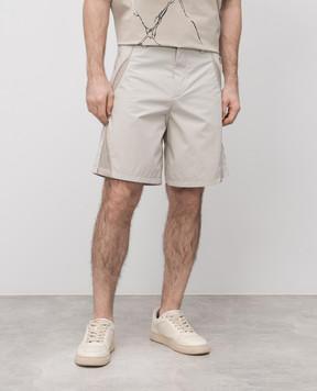 Heliot Emil Beige Lacuna shorts M10196