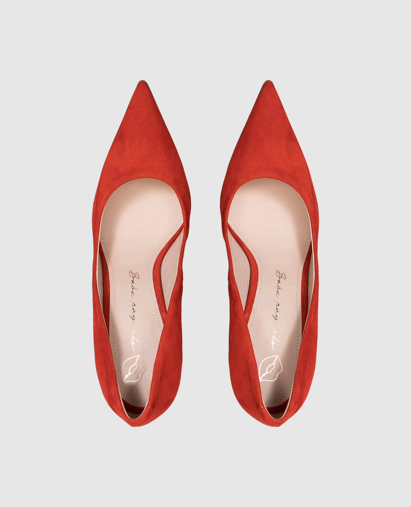 

Red suede shoes Babe Pay Pls