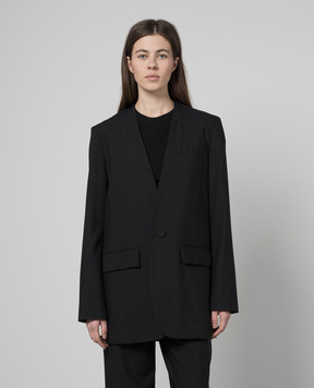 Gauchere Black woolen jacket P12402440575